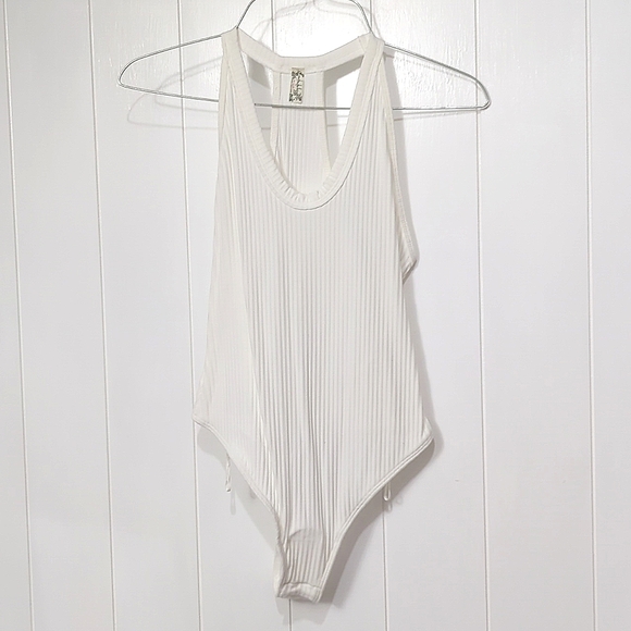 Free People Tops - 🌟NWT Free People Ribbed Snap Body Suit